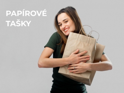 Papírové tašky v různých formátech a barvách